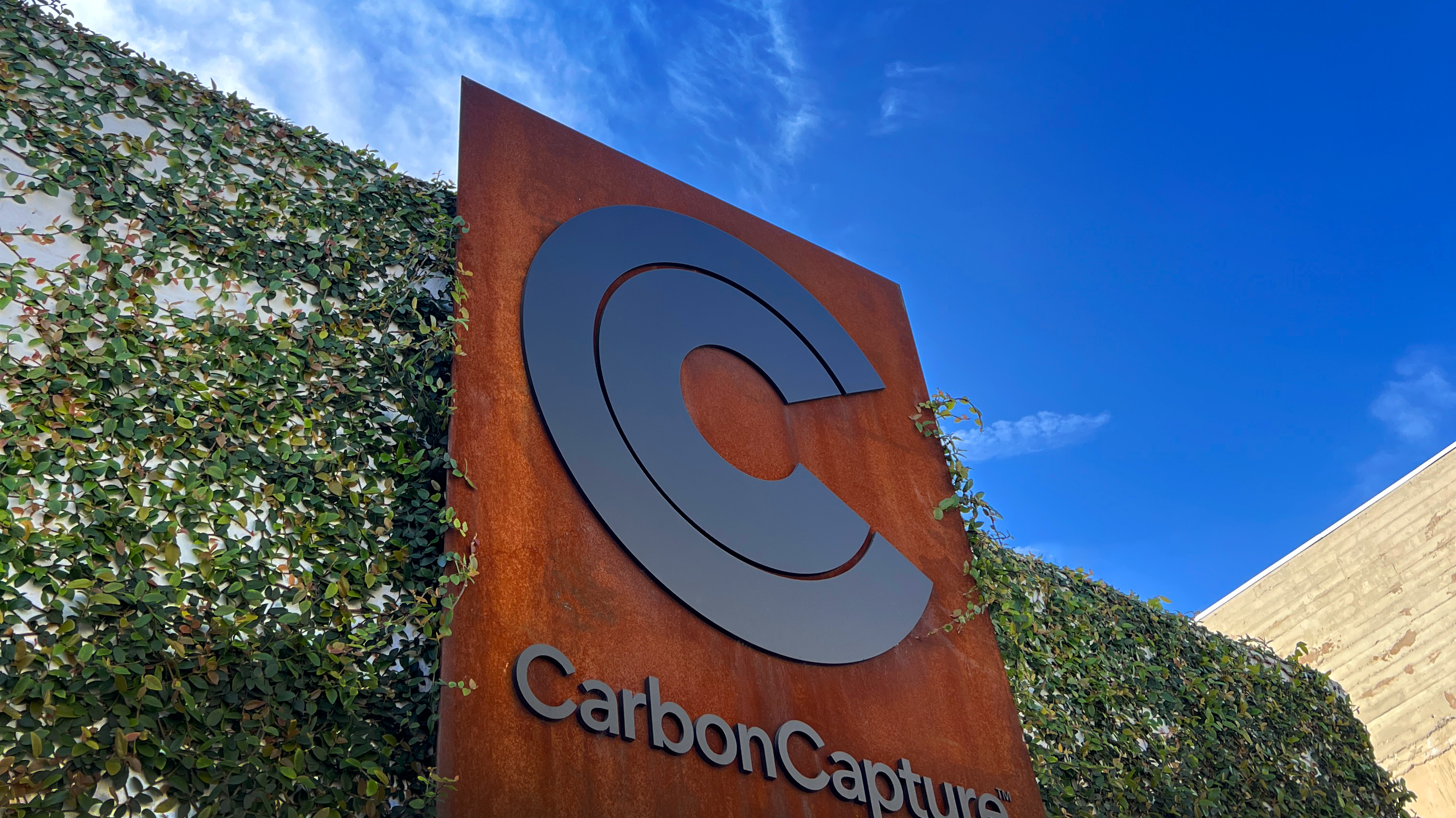 CarbonCapture Inc. headquarters signage